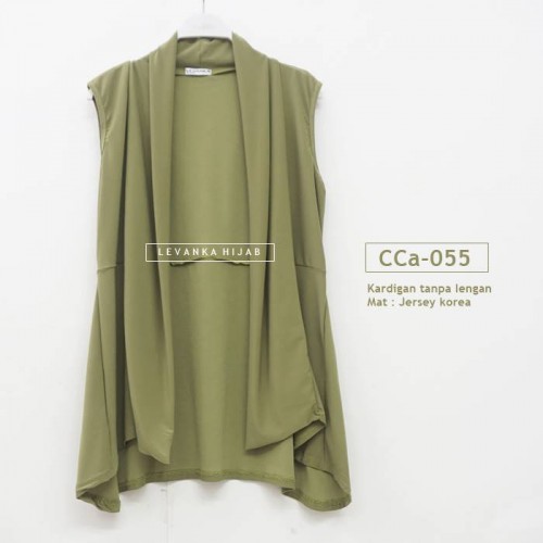 CCa-055 Cardigan Tanpa Lengan